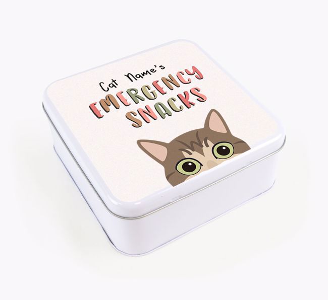 'Emergency Snacks' - Personalised Treat Tin for Your {breedFullName}